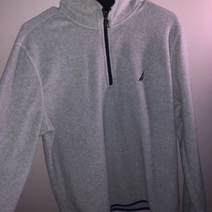 Men’s Fuzzy long sleeve Nautica quarter zip